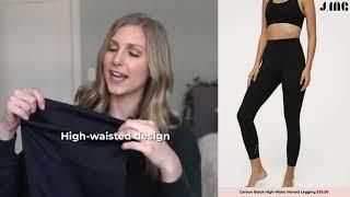 J.ING Women's Activewear Unboxing with @Amanda Banic | High-Waist Vented Legging