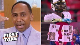 FIRST TAKE | Stephen A. Smith breaks down Colorado Buffaloes' Playoff hopes crumble against Kansas