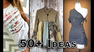 DIY:  50+ EASY Upcycled Tshirts to Inspire You | ep2