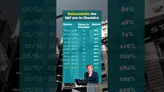 Bullenmärkte des S&P 500 #aktien #wallstreet #investieren