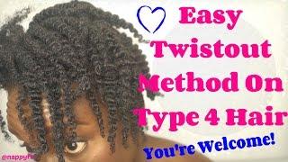 Natural Hairstyles: The Two Strand Twist Out Method For Natural Hair Definition that last!