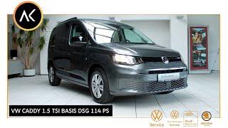 Volkswagen Caddy 1.5 TSI Basis DSG 114PS - Indiumgrau Metallic - 360° Innenraum