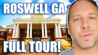 What's it REALLY Like Living in Roswell Georgia? | Tour of Roswell Georgia | Atlanta Georgia Suburb