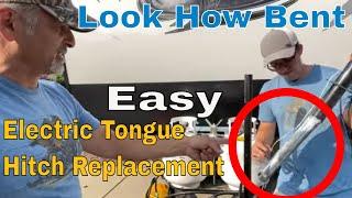 How to Install an Electric Tongue Lift on a RV Travel Trailer easy Install