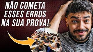 5 DICAS ESSENCIAIS PARA O DIA DA SUA PROVA DE CONCURSO!