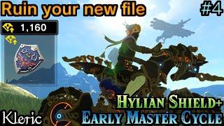 Early Master Cycle, Menu Overloading (again!) Hylian Shield with Modifiers | BotW Glitches & Tricks