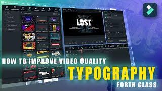 How To Enhance Video Quality | Typography