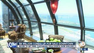 $8 million condo up for sale in downtown San Diego