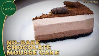 Smooth & Creamy No-Bake Chocolate Mousse Cake Recipe by SuperChef