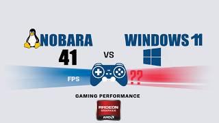 Gaming without GPU on Nobara 41 vs Windows 11 - Ryzen 5 8500G with Radeon integrated graphics