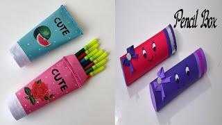 Paper Pencil Box | DIY Paper Pencil Box | How To Make Pencil Box