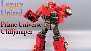 Chuck's Reviews Transformers Legacy United Prime Universe Cliffjumper