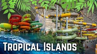 World's LARGEST Indoor Water Park | Tropical Islands - All Slides 2023