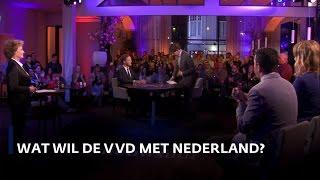 Wat wil de VVD met Nederland? Lijsttrekker Mark Rutte in Nieuwsuur