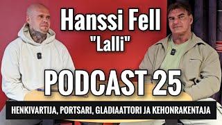 Podcast 25 - Hanssi Fell / Henkivartija, portsari, gladiaattori, kehonrakentaja