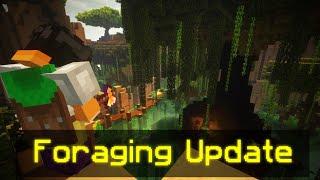  ITS FINALLY OUT  HYPIXEL SKYBLOCK FORAGING UPDATE 