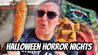 I ATE THE 10 CRAZIEST FOODS AT HALLOWEEN HORROR NIGHTS 2024 | Universal Orlando