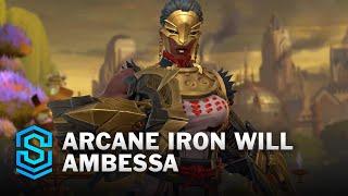 Arcane Iron Will Ambessa Wild Rift Skin Spotlight