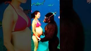 Mother Nature and her diving buddy – A story between humans and all species #nature #animals