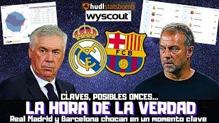 LLEGA EL CLÁSICO, REAL MADRID vs BARCELONA. ¿CÓMO LO PLANTEARÁN ANCELOTTI Y FLICK? CLAVES Y ANÁLISIS