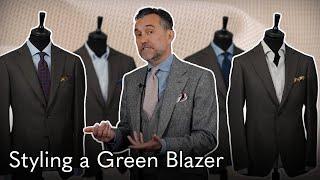 How to Style a Green Blazer