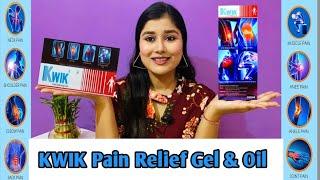 Quick Solution for Pain - Kwik Pain Relief Gel & Oil