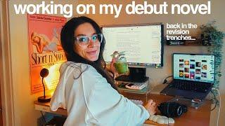 days in my life as a writer in REVISION  cozy writing vlog + vooglam glasses!