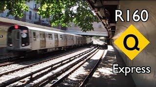 ᴿᴬᴿᴱ R160 Q Express Train passing Beverly Road