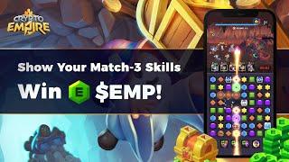 Crypto Empire Gameplay Play2Earn game gain EMP token