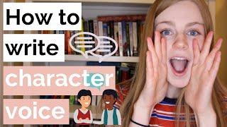7 Tips for Writing Unique Character Voices