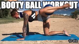 BOOTY workout with a BALL // ENGLISH