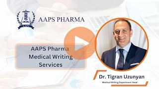 AAPS Pharma Medical Writing Services