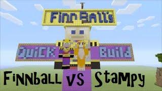 Minecraft Xbox Quickbuild Finnball vs Stampy