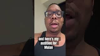 My audition for Mulan #audition #acting #disney #mulan  #viralvideo #bensofunny