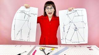 How To Draft A Basic Bodice Pattern Using Your Own Measurements | Sew Anastasia