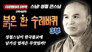 [다큐 5부작 성철스님] 3부 붉은 한 수레바퀴 : 성철스님이 한국불교에 남긴 업적 #성철스님