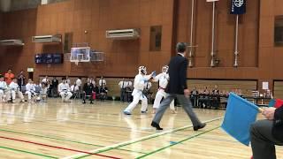 Sensei Jason Hitchings Kumite Final - Shibuya-Ku Championships, Tokyo, Japan 2018