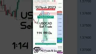 USDCAD Downward Reversal RSI Divergence Strategy for Forex Traders |PS Trade & Success| 12 March'23