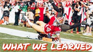 What We Learned About the 49ers in their Win Over the Buccaneers