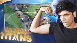 Trying Epic New Mobile Game! (Clash of Titans)