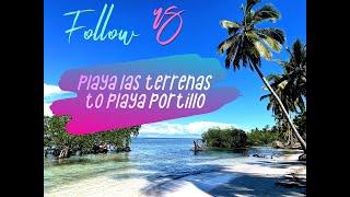 Follow our DYNAMIC WALK:PLAYA LAS TERRENAS TO PLAYA PORTILLOS. Dominican Republic paradise.