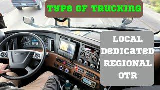 Trucking - Local vs Dedicated vs Regional vs OTR #primeinc