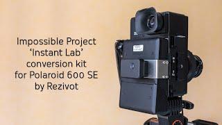 Installing Rezivot conversion kit on Polaroid 600 SE