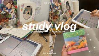 shs study vlog  tons of perf tasks, days before exams, STRESSED AF 🫠 — life as a humss student