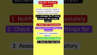 NCLEX Practice Question: Respiratory Priority Review Prep #nclex #shorts #nclexprep