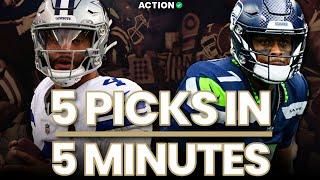 NFL Week 9 Expert Bets & Predictions: 5 Picks in 5 Minutes with Gilles Gallant & Chris Raybon