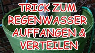 Regentage nutzen verteile mit diesem Trick das Regenwasser mit Leichtigkeit