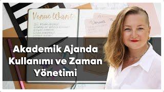 Akademik Ajanda Kullanımı ve Zaman Yönetimi