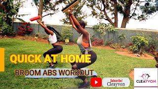 BROOM ABS WORKOUT