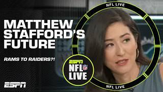 Matthew Stafford to the Raiders?! Just throwing it out there! ‍️ | NFL Live